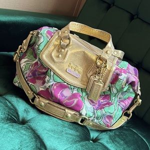 Coach Floral Shoulder Bag